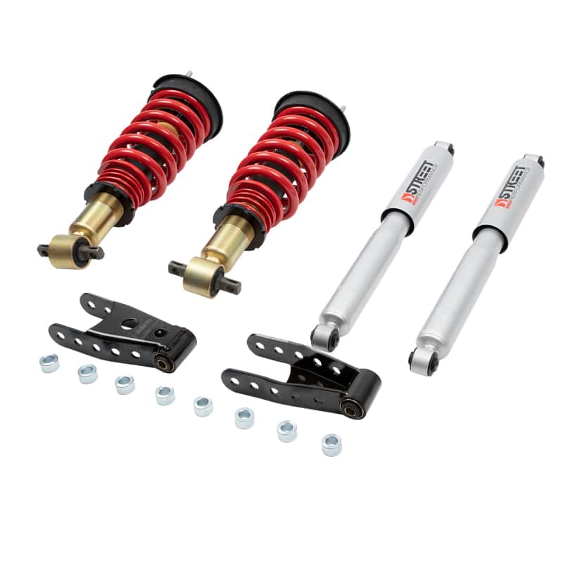 Belltech — Belltech Coilover Kit 07-18 GM Sierra 1500 All Cabs/Short Bed F -1in to -3in / R 2in to -2in 2/4WD
PERF COILOVER KIT - view 1