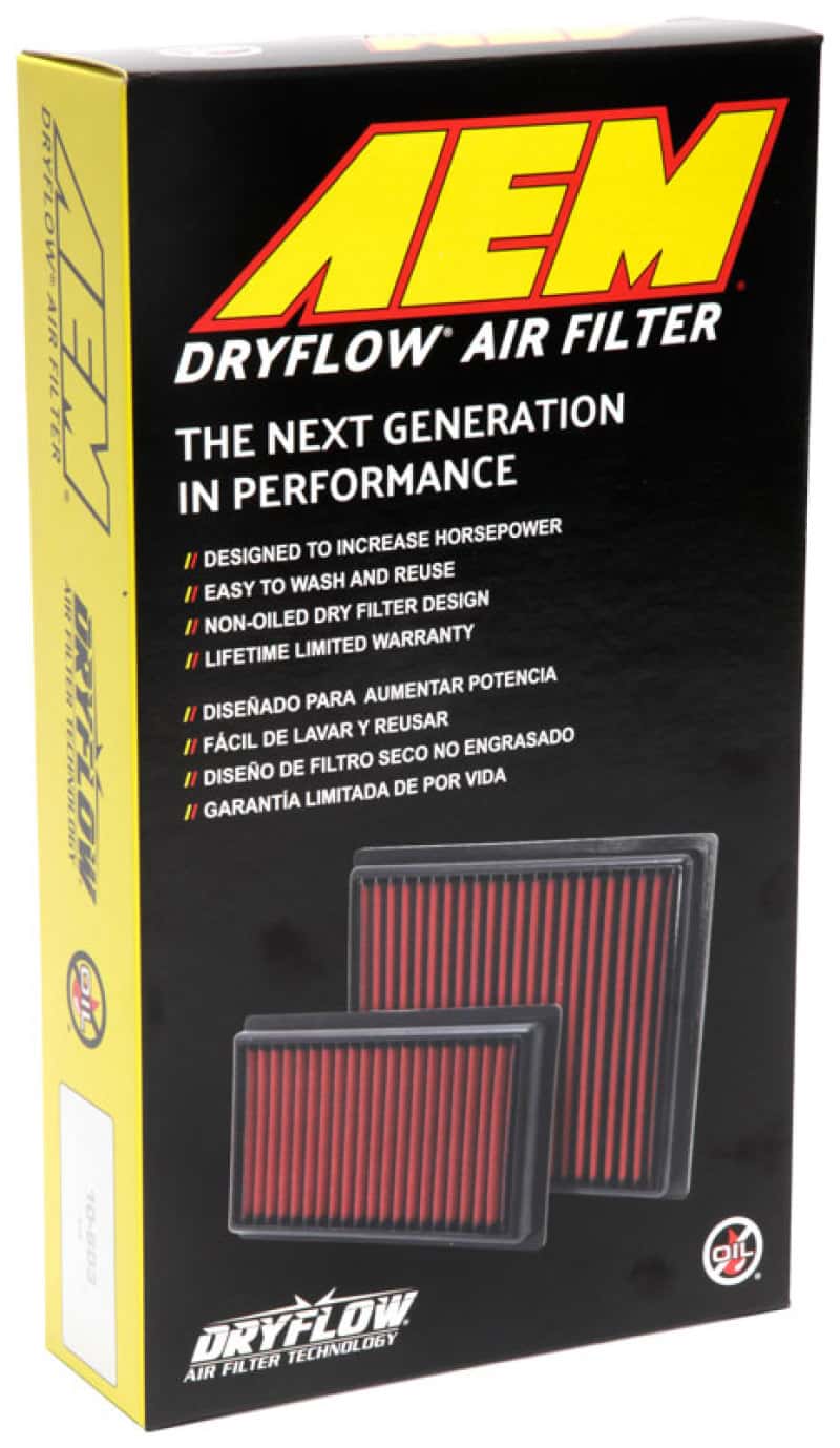 AEM Induction — AEM 17-20 Subaru BRZ 2.0L DryFlow Air Filter
AEM DryFlow Air Filt - view 5