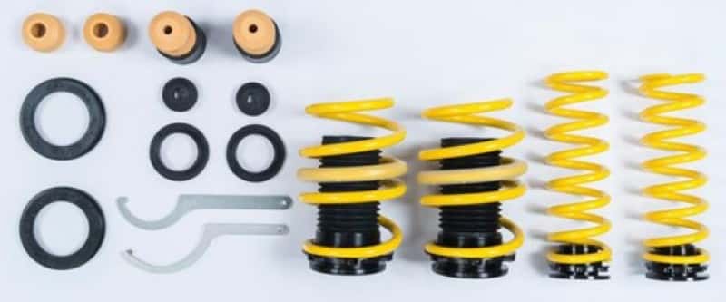 ST Suspensions — ST Sport-tech Adjustable Lowering Springs 2011+ Dodge Charger/Challenger 6/8 Cyl w/o Elec. Dampers
Adj Lowering Springs - view 2