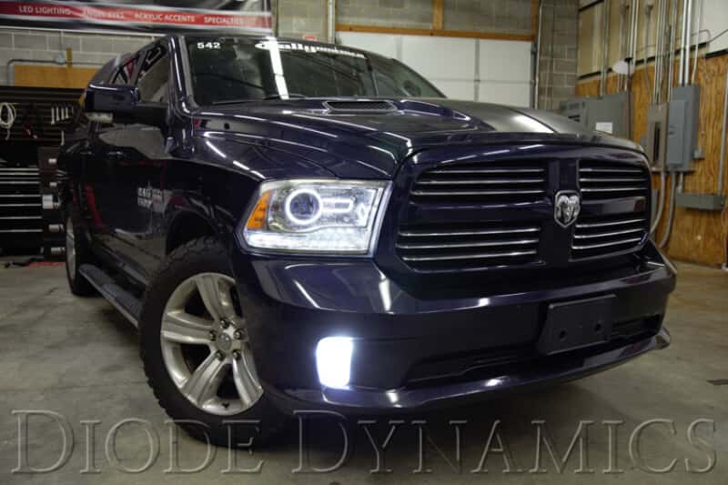 Diode Dynamics — Diode Dynamics Dodge Ram Halo Lights LED 13-18 Ram Switchback Kit - view 5