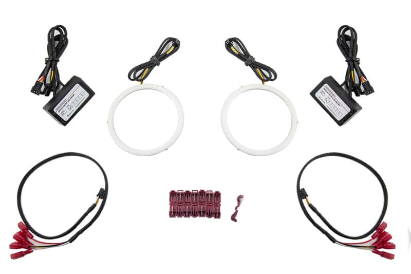 Diode Dynamics — Diode Dynamics Halo Lights LED 160mm - Red (Pair) - view 4