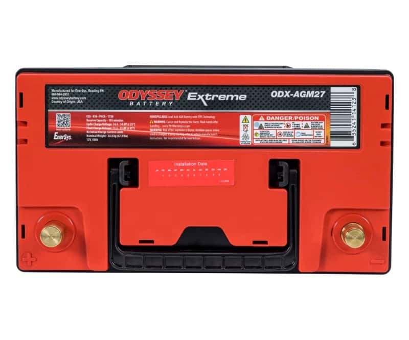 Odyssey Battery — Odyssey Battery Heavy Duty & Commercial Extreme AGM Battery (NSB-AGM27)
Odyssey ODX-AGM27 - view 3