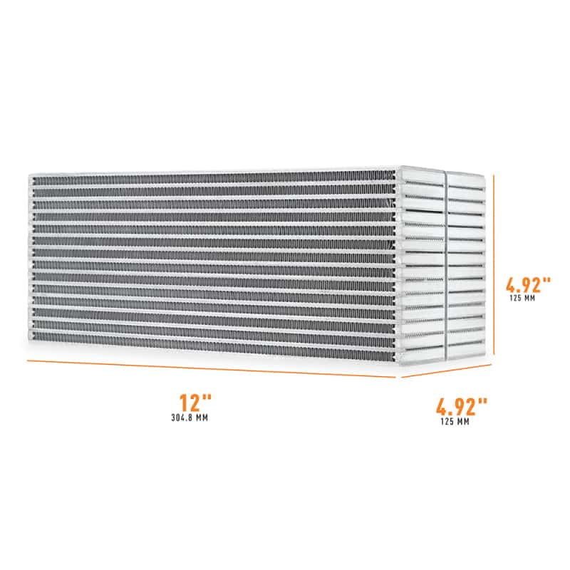 Mishimoto — Mishimoto Universal Air-to-Water Intercooler Core - 12in / 5in / 5in
Intercooler Core - view 4