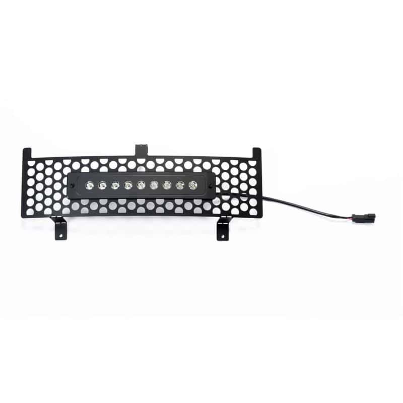 Putco — Putco 15-19 Chevy Silv HD SS Black Punch Design Bumper Grille Insert w/ Curved Flush 10in Light Bar
BmprValanceGrilleIns - view 2