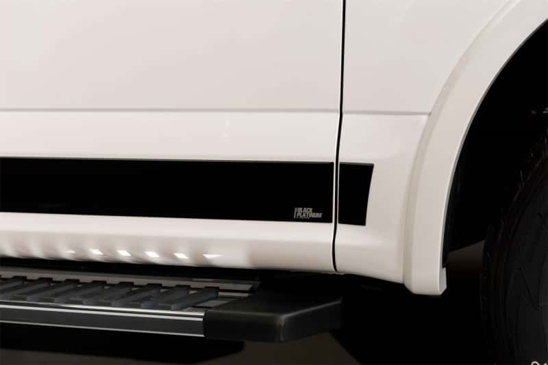 Putco — Putco 15-20 Ford F-150 Super Crew Cab 5.5ft (4.25in Tall - 12pcs) Black Platinum Rocker Panels
Rocker Panel Molding - view 3