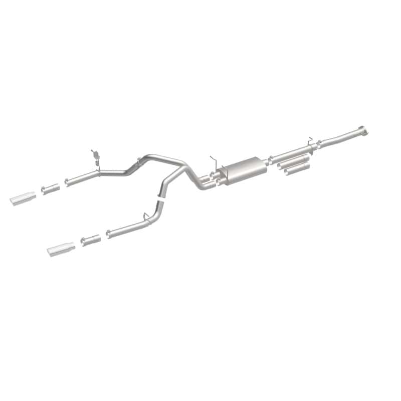 Magnaflow — MagnaFlow Stainless Cat-Back Exhaust 2015 Chevy Silverado 2500HD 6.0L Dual Split Rear Exit 4in
Cat-Back - view 6