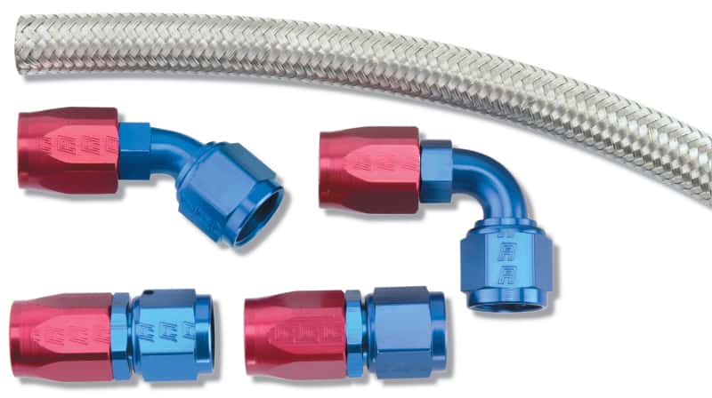 Russell — Russell Performance Holley - Fuel Pump to -8 Dual Inlet Kit (For ProFlex -4ft hose)
Carburetor Fuel Line - view 1