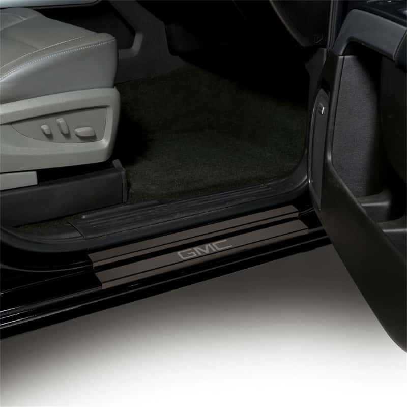 Putco — Putco 14-18 GMC Sierra LD - Crew Cab w/ GMC Etching (8pcs) Black Platinum Door Sills
DoorSillProtSet - view 1