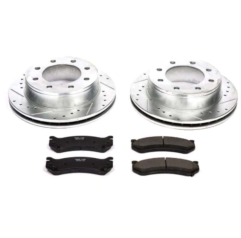 PowerStop — Power Stop 01-03 Chevrolet Silverado 1500 HD Rear Z23 Evolution Sport Brake Kit - view 1