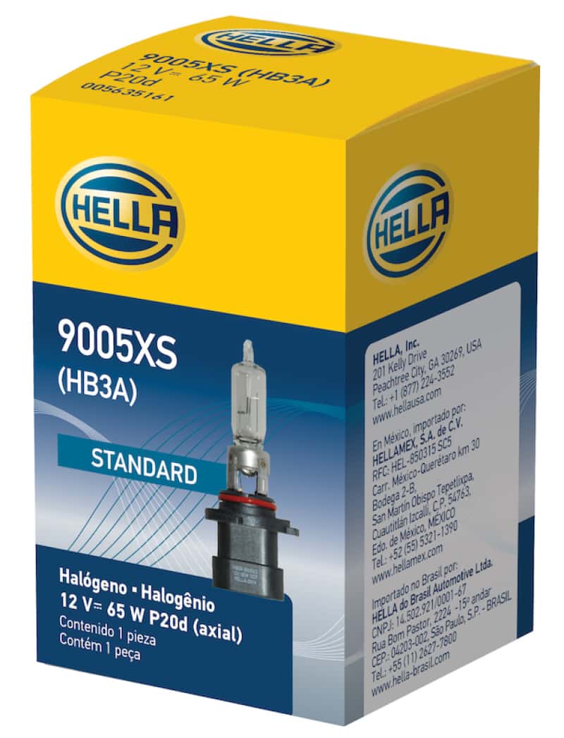 Hella — Hella Bulb 9005Xs/Hb3A 12V 65W P20D T4
9005XS Halogen Bulb - view 5