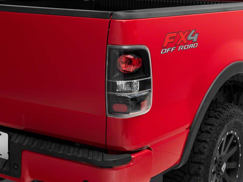 Raxiom — Raxiom 04-08 Ford F-150 Styleside Euro Style Tail Lights- BlkHousing - Red/Clear Lens
Lights - view 1
