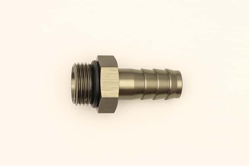 DeatschWerks — DeatschWerks 8AN ORB Male To 1/2in. Male Triple Barb Fitting (Incl. O-Ring) - view 4