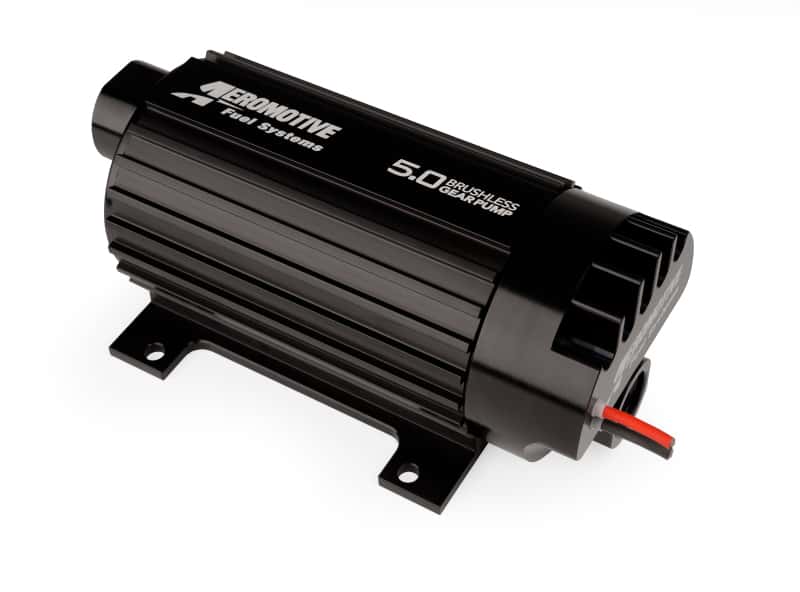 Aeromotive — Aeromotive 5.0 Brushless Spur Gear External Fuel Pump - In-Line - 5gpm - view 2