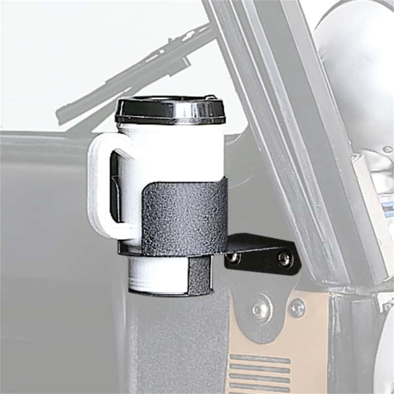 Rugged Ridge — Rugged Ridge Cup Holder Windshield Mount 76-95 Jeep CJ / Jeep Wrangler
OFFROAD_INTERIOR
Cup Holder - view 5