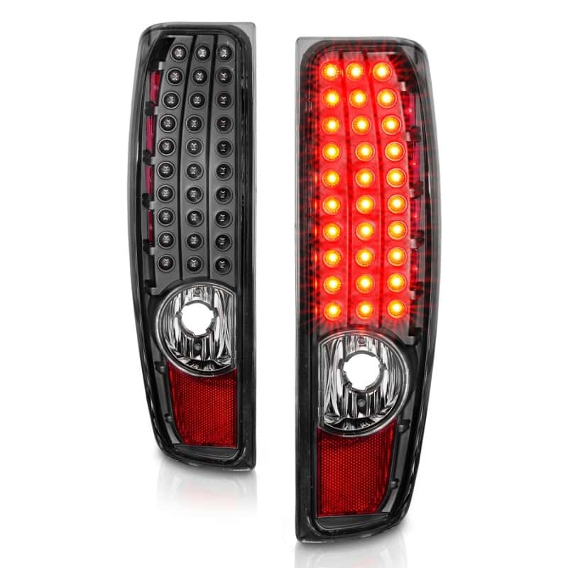 ANZO — ANZO 04-10 Chevy Colorado LED Taillights G2 - Black - view 3