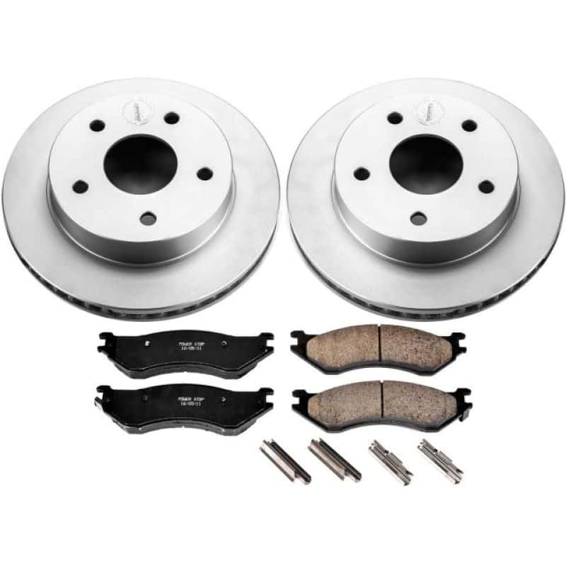 PowerStop — Power Stop 00-01 Dodge Ram 1500 Front Z17 Evolution Geomet Coated Brake Kit - view 1