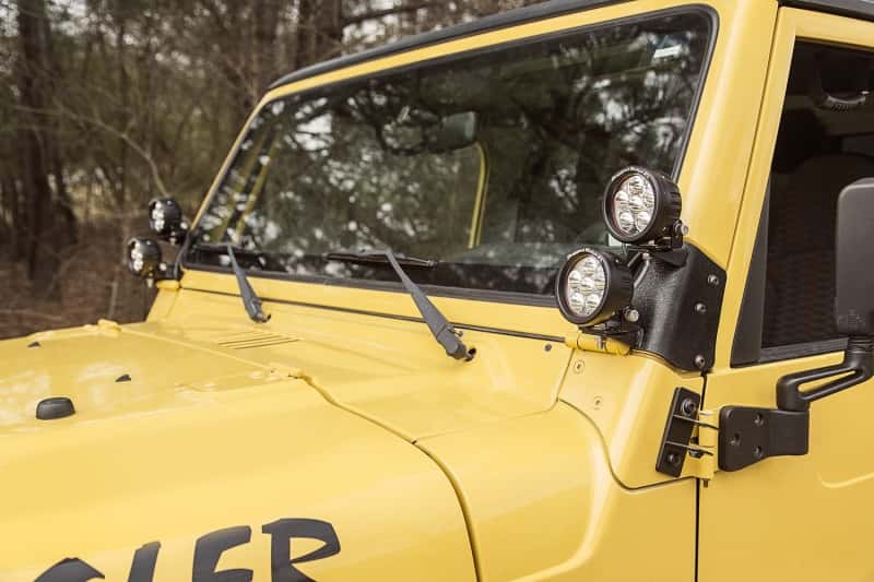 Rugged Ridge — Rugged Ridge 97-06 Jeep Wrangler TJ/LJ 3.5in Round Dual A-Pillar LED Kit
OFFROAD_LIGHTING
OrdRacingLampKt - view 3