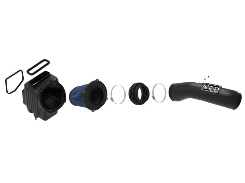 aFe — aFe Quantum Pro 5R Cold Air Intake System 17-18 GM/Chevy Duramax V6-6.6L L5P - Oiled
QUANTUM Intake - view 5