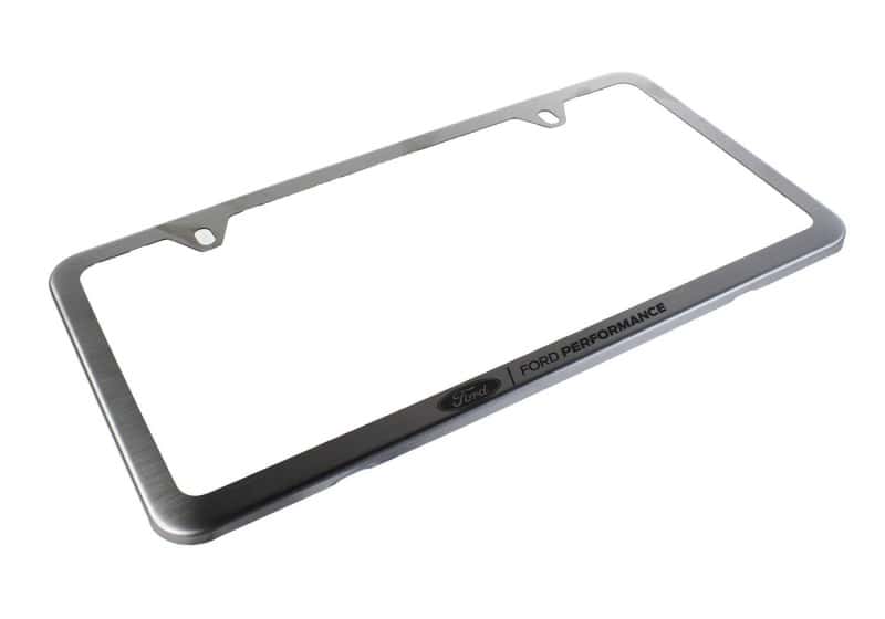 Ford Racing — Ford Racing Slim License Plate Frame - Brushed Stainless Steel - view 8