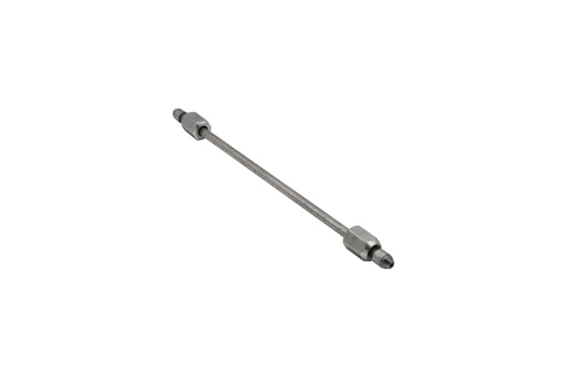 Fleece Performance — Fleece Performance 12in High Pressure Fuel Line (8mm x 3.5mm Line, M14x1.5 Nuts) - view 1