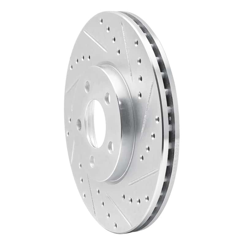 R1 Concepts — R1 01-10 Chrysler PT Cruiser Front Right Drilled & Slotted Silver Brake Rotor
R1 Brake Rotor Drill - view 2