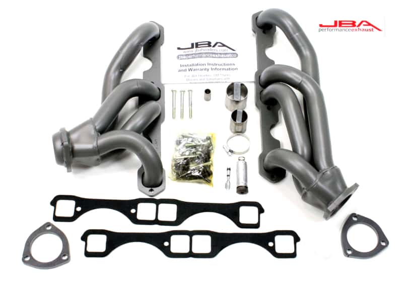 JBA — JBA 65-86 GM Truck 265-400 Carbureted w/A.I.R. 1-5/8in Primary Ti Ctd Cat4Ward Header
Exhaust Header - view 1