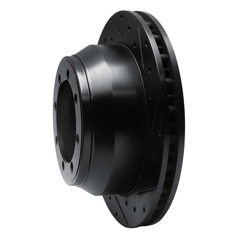 R1 Concepts — R1 99-04 Ford F-350 Super Duty 4WD Rear Right Drilled & Slotted Black Brake Rotor
R1 Brake Rotor Drill - view 2