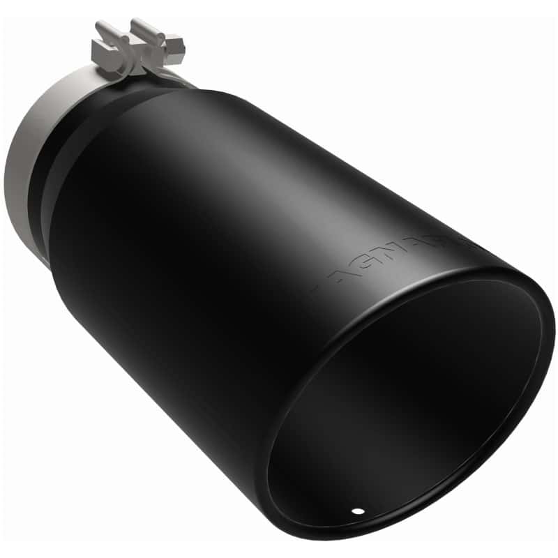 Magnaflow — MagnaFlow Tip Stainless Black Coated Single Wall Round Single Outlet 6in Dia 5in Inlet 13in L
Stainless Steel
Exhaust Tip - view 30