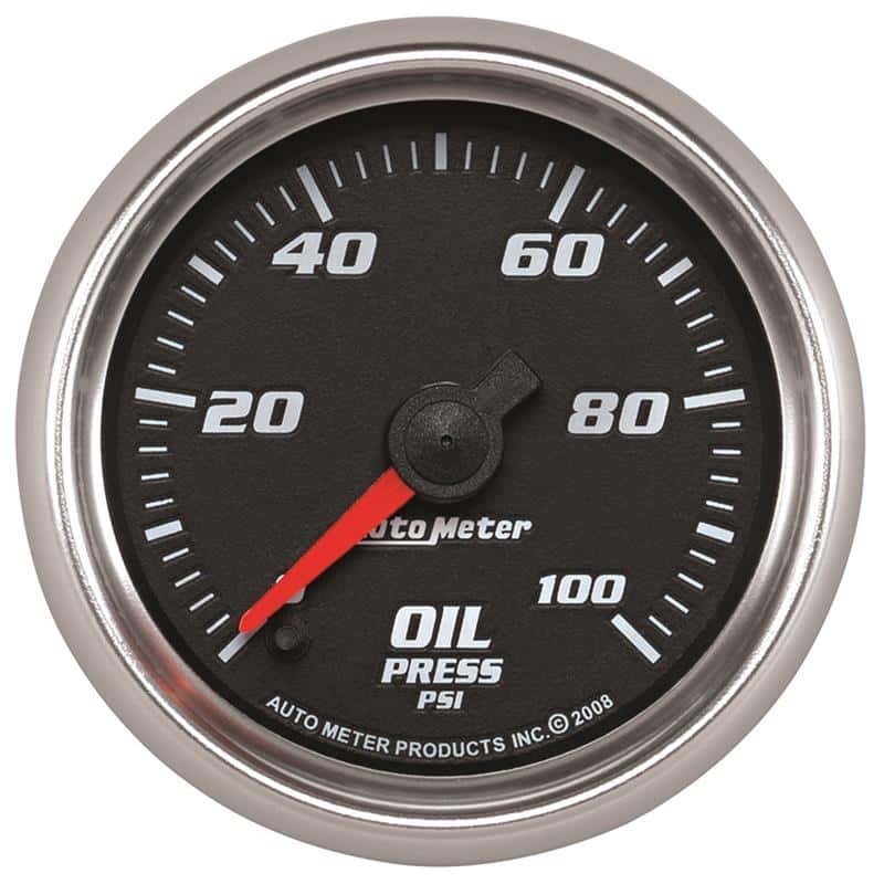AutoMeter — Autometer Pro-Cycle Gauge Oil Pressure 2 1/16in 100psi Digital Stepper Motor Black
2" OILP STPR PC CB - view 2