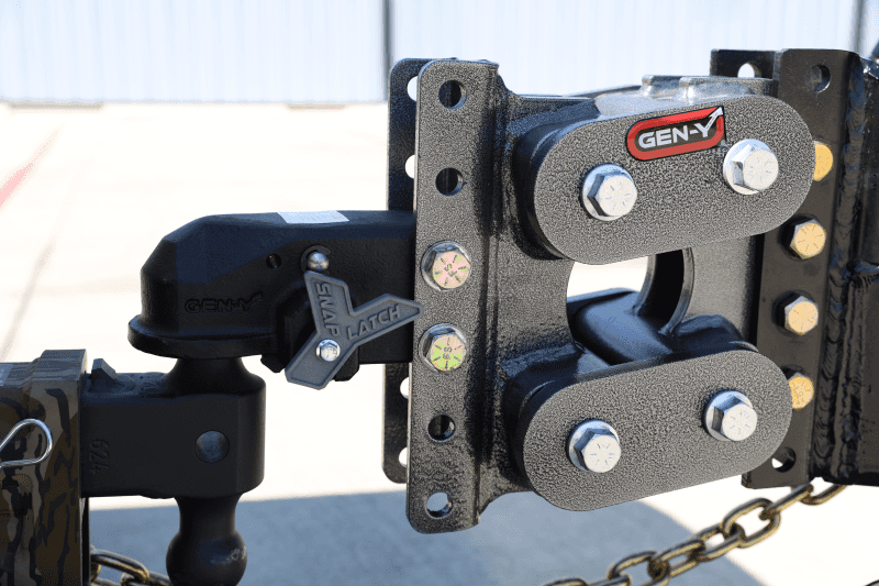 GEN-Y Hitch — Gen-Y Contractor Torsion-Flex Channel Mount Trailer Coupler (2K-3.5K TW 32K Towing)
Hitch Coupler - view 4