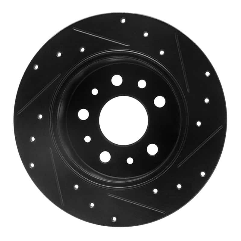R1 Concepts — R1 61-91 Mercedes-Benz 230S Rear Left Drilled & Slotted Black Brake Rotor
R1 Brake Rotor Drill - view 5