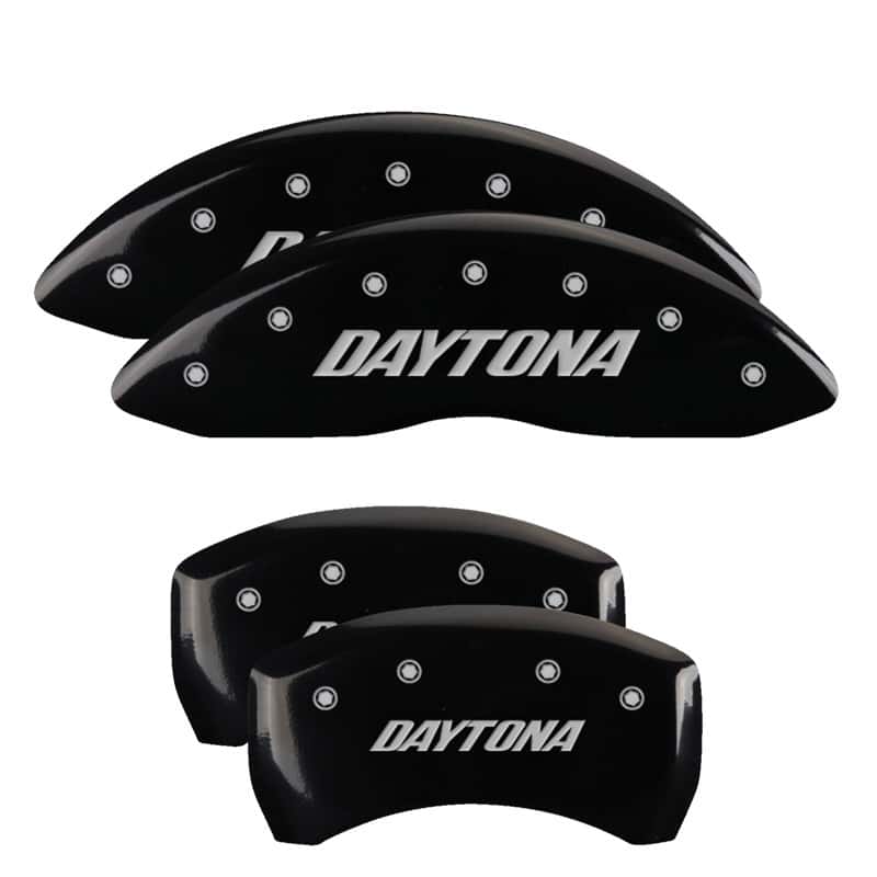 MGP — MGP 4 Caliper Covers Engraved Front & Rear Daytona Black finish silver ch
Caliper Covers - view 1