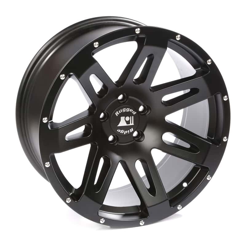 Rugged Ridge — Rugged Ridge XHD Wheel Satin Black 20in x 9 Inch JK/JL/JT
Wheel -Aluminum - view 2