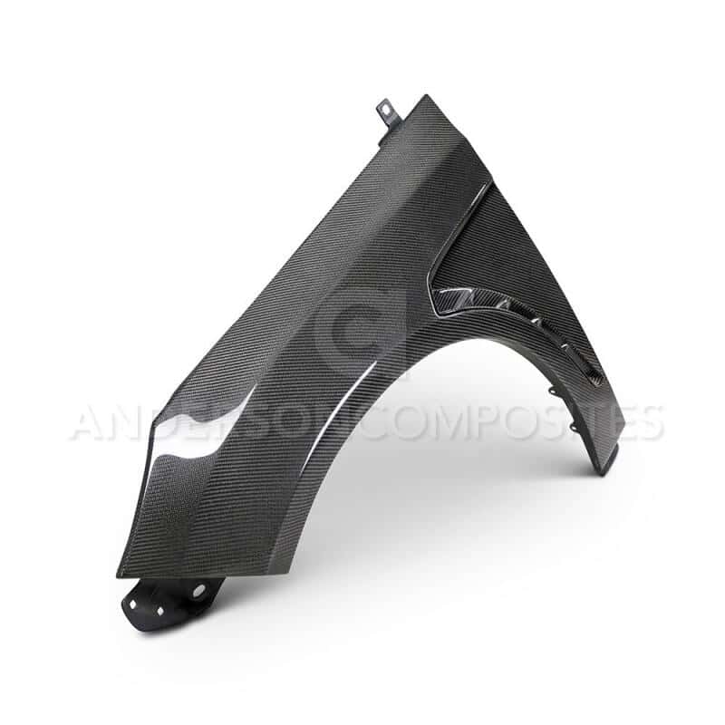Anderson Composites — Anderson Composites 2016+ Focus Type-GR Vented Carbon Fiber Fenders .04in Wider (Pair) - view 3