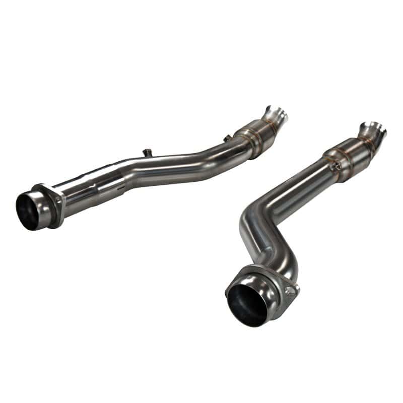 Kooks Headers — Kooks 12-22 Jeep Trackhawk 6.2L /Dodge Durango 6.4L 3in H.O. GREEN Catted OEM Connection Pipes
3in. OEM Conn.
3" OEM Conn. - view 3