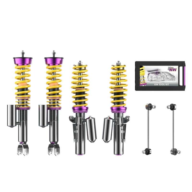 KW — KW Coilover Kit V3 Porsche 911 (997) Turbo Coupe w/ PASM (Must Deactivate PASM)
Coilover Kit - view 3