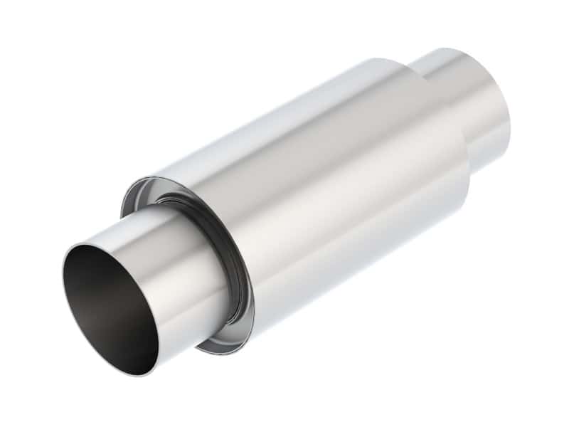 Borla — Borla 3 -1/2in In/Out x 5in Round x 8in Long XR-1 Sportsman Shorty Racing Muffler
XR-1 Sportsman Muffl
Muffler - view 1