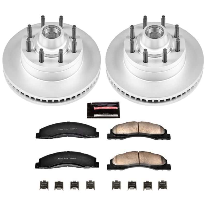 PowerStop — Power Stop 17-18 Ford E-450 Super Duty Front Z17 Coated Brake Kit - view 1