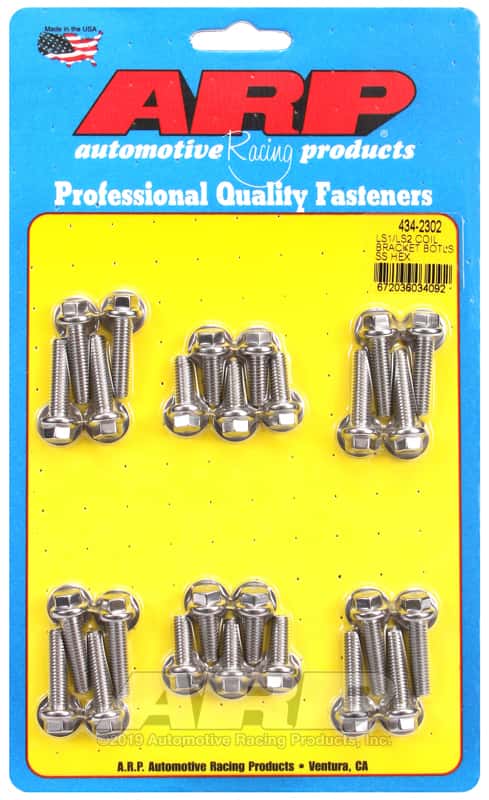 ARP — ARP LS1 LS2 SS Hex Coil Bracket Bolt Kit - view 1