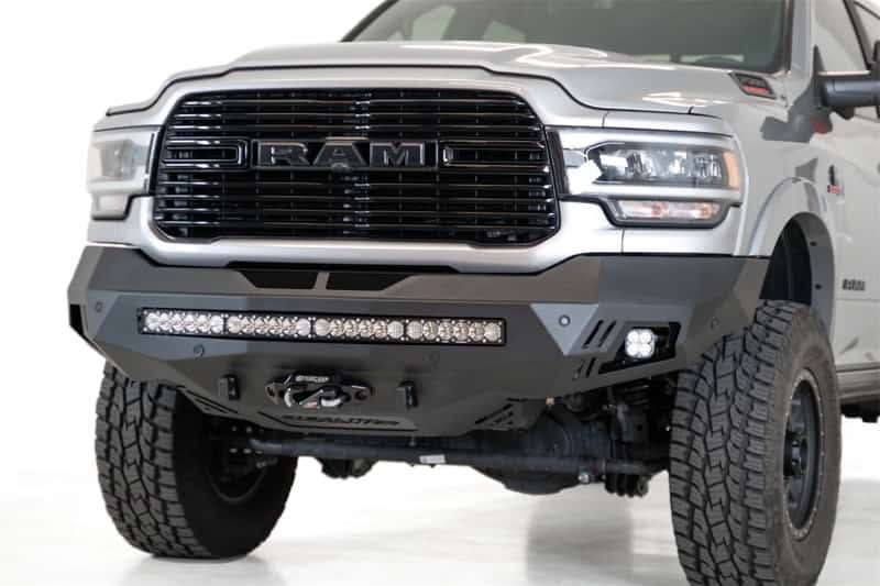 Addictive Desert Designs — Addictive Desert Designs 19-20 RAM 2500/3500 Hammer Black Stealth Fighter Front Bumper
Bumper- Front
Bumpers - view 1