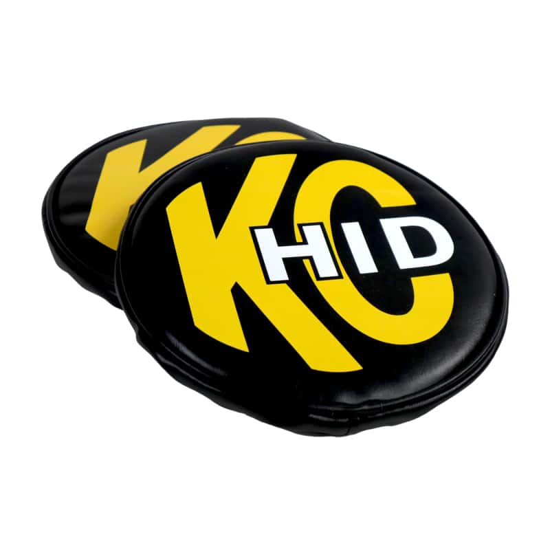 KC HiLiTES — KC HiLiTES 8in. Round Soft Cover HID (Pair) - Black w/Yellow Brushed KC Logo
Accessories - view 9