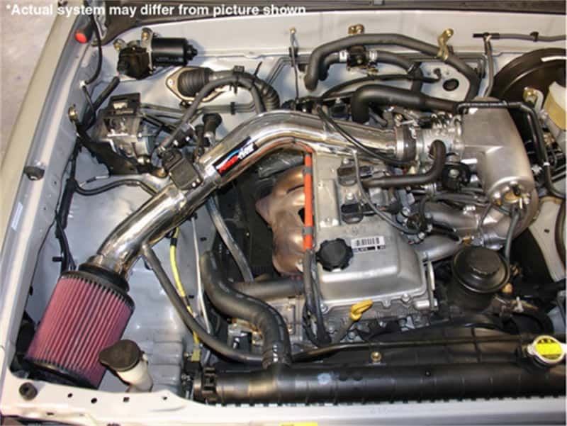 Injen — Injen 00-04 Tacoma 2.4L 4 Cyl. 01-04 Tacoma PreRunner 2.7L 4 Cyl. only Polished Power-Flow Air In
Short Ram Intake
Air Intake Kit - view 5