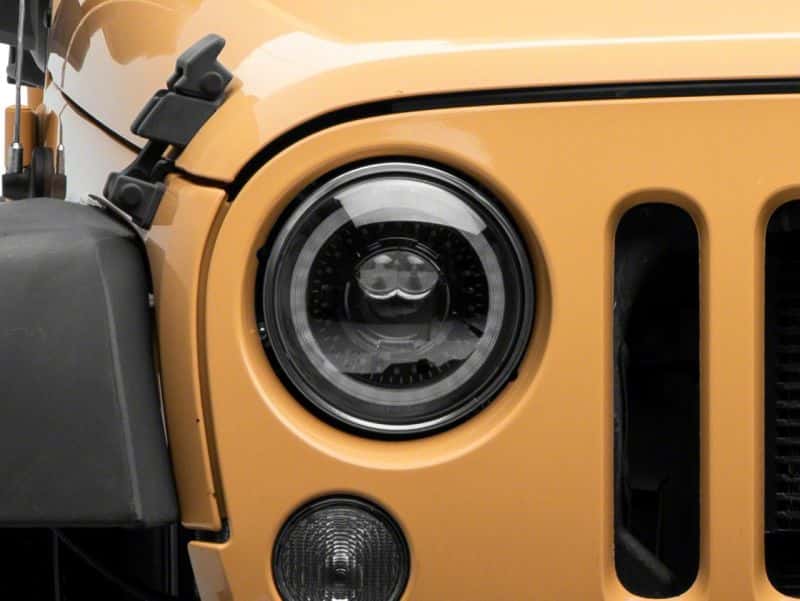 Raxiom — Raxiom 07-18 Jeep Wrangler JK Axial Series 7-In Dragon Eye LED Headlights- Blk Housing (Clear Lens)
Headlights - view 12