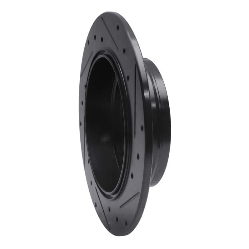 R1 Concepts — R1 02-04 Honda CR-V Rear Left Drilled & Slotted Black Brake Rotor
R1 Brake Rotor Drill - view 4