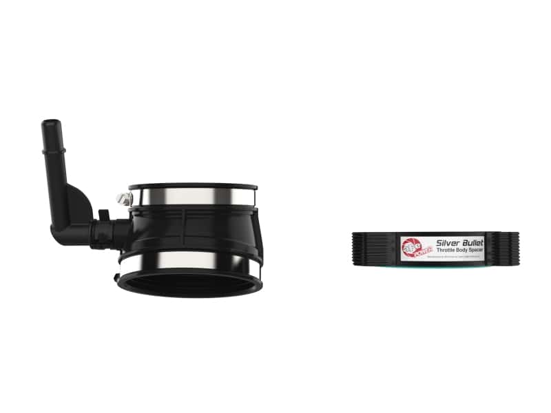 aFe — aFe 2020 Vette C8 Silver Bullet Aluminum Throttle Body Spacer / Works With Factory Intake Only - Blk
Throttle Body Spacer - view 5