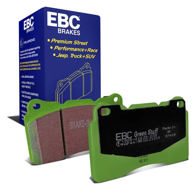 EBC — EBC 04-08 Acura TL 3.2 (Manual)(Brembo) Greenstuff Front Brake Pads
Disc Brake Pad - view 1