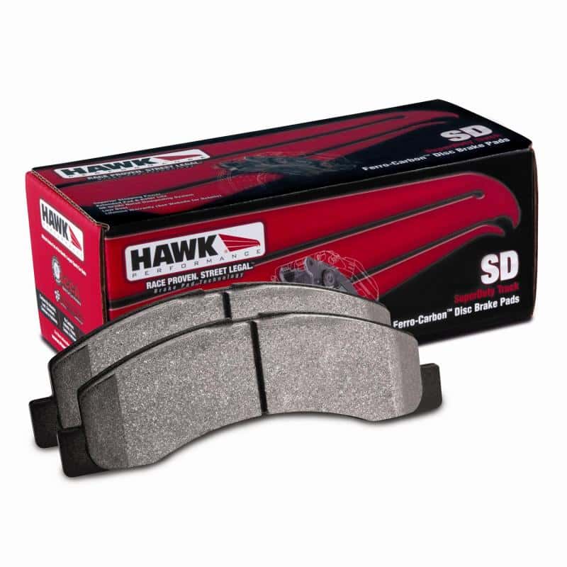 Hawk Performance — Hawk Chevy / GMC Truck / Hummer LTS Street Rear Brake Pads
Disc Brake Pad - view 5