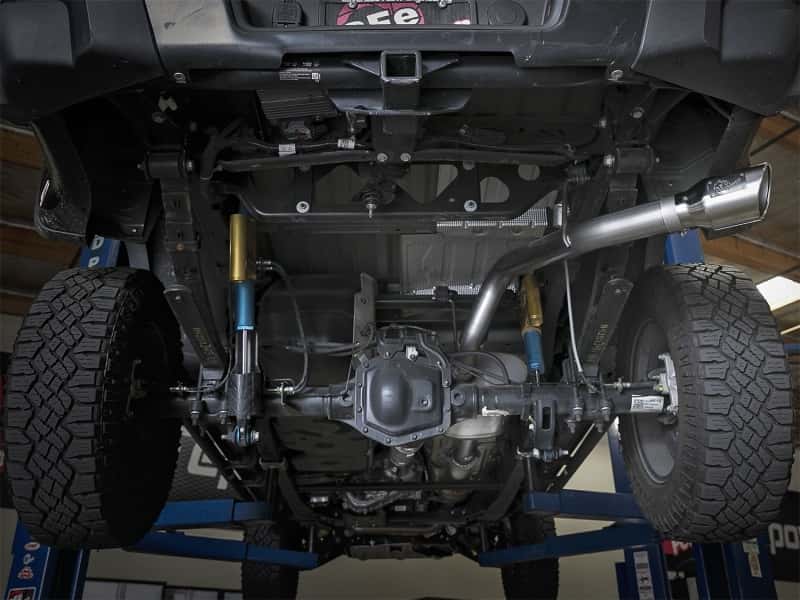 aFe — aFe Mach Force-XP Exhaust 3in CB SS 15-17 GM Colorado/Canyon 2.5L/3.6L Side Exit w/ Polished Tip
Cat-Back Exhaust - view 10