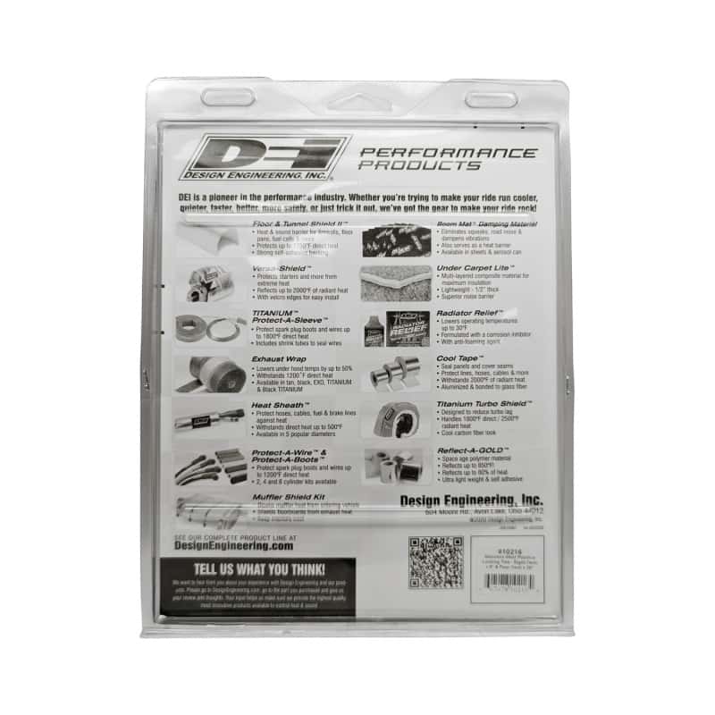 DEI — DEI Stainless Steel Positive Locking Tie Eight 1/4in (7mm) x 9in and Four 7mm x 20in
Heat Shield Tie - view 3