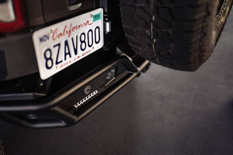 DV8 Offroad — DV8 Offroad 21-23 Ford Bronco Rear License Plate Relocation Bracket - view 7